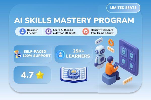 AI Tools Mastery: 3-Day Live Workshop (50+ Tools)